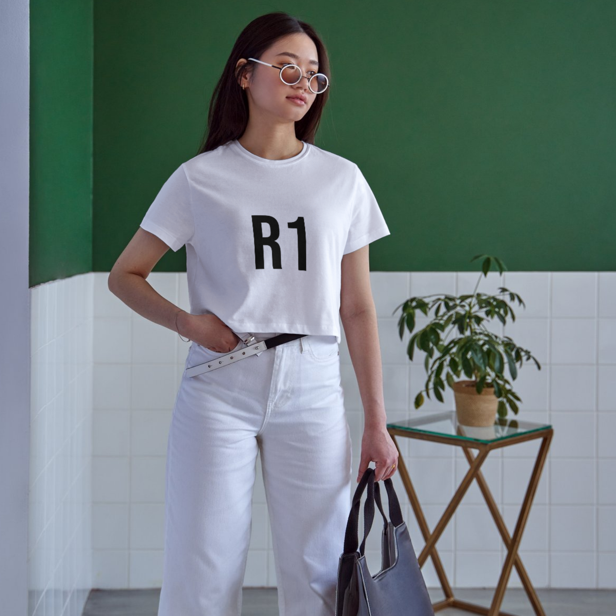 Printed Tshirt White Color